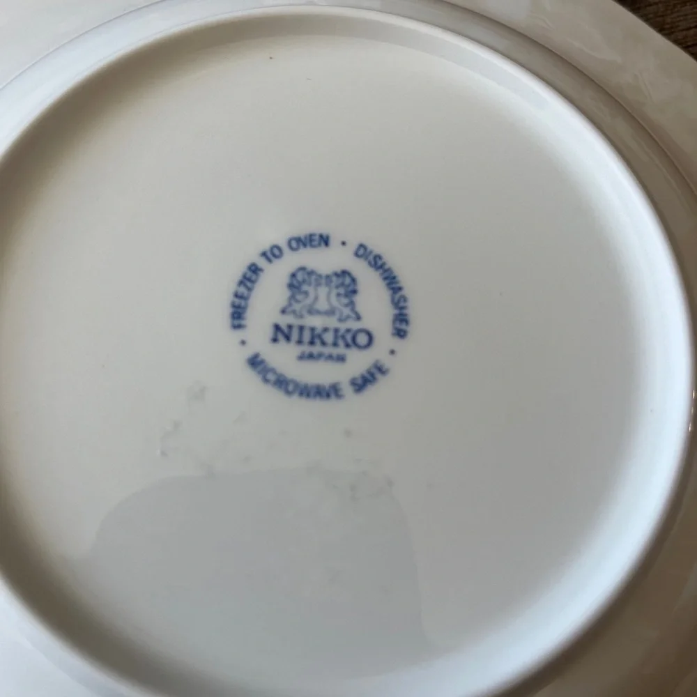Nikko Happy‎ Holiday Rim Soup Bowl Replacement Holiday Dinnerware